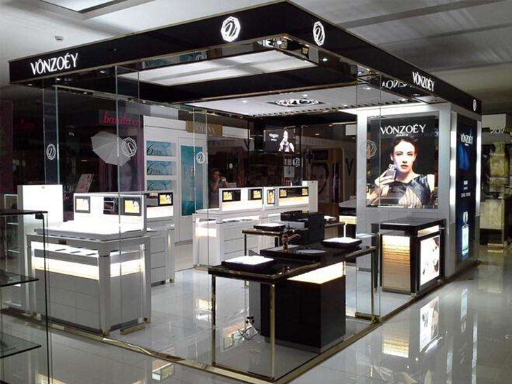 化妆品展示柜加工