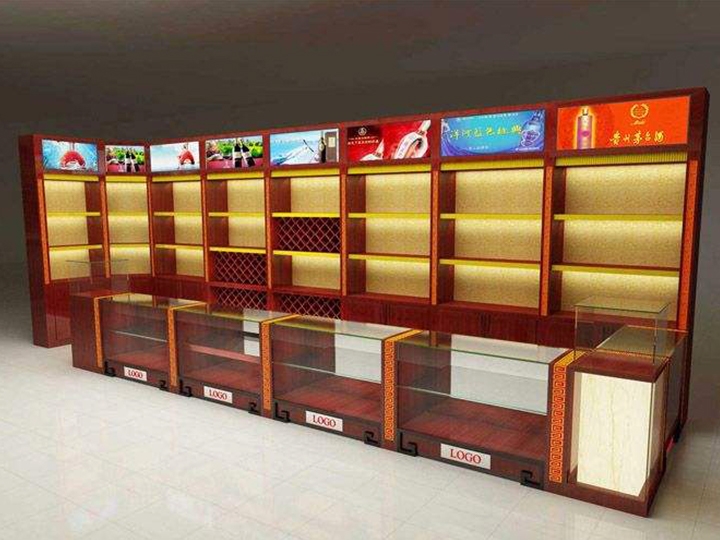 烟酒展示柜设计